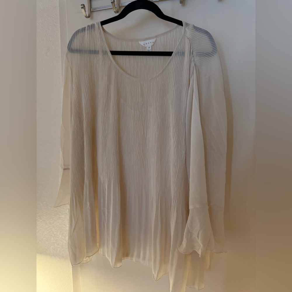 Elegant Cream Women's Top